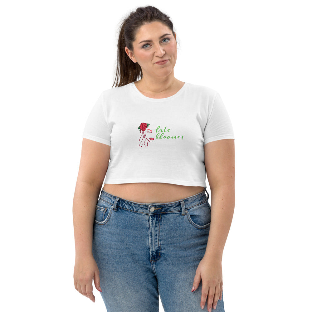 Late Bloomer - Organic Crop Top