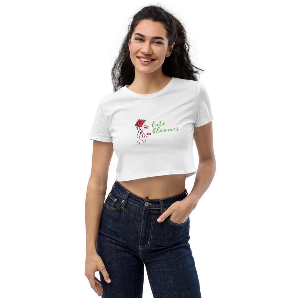 Late Bloomer - Organic Crop Top