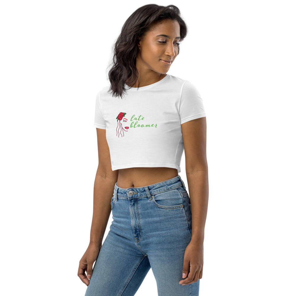 Late Bloomer - Organic Crop Top
