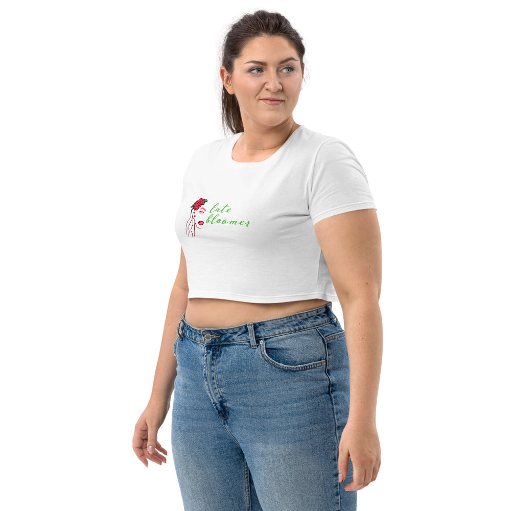 Late Bloomer - Organic Crop Top