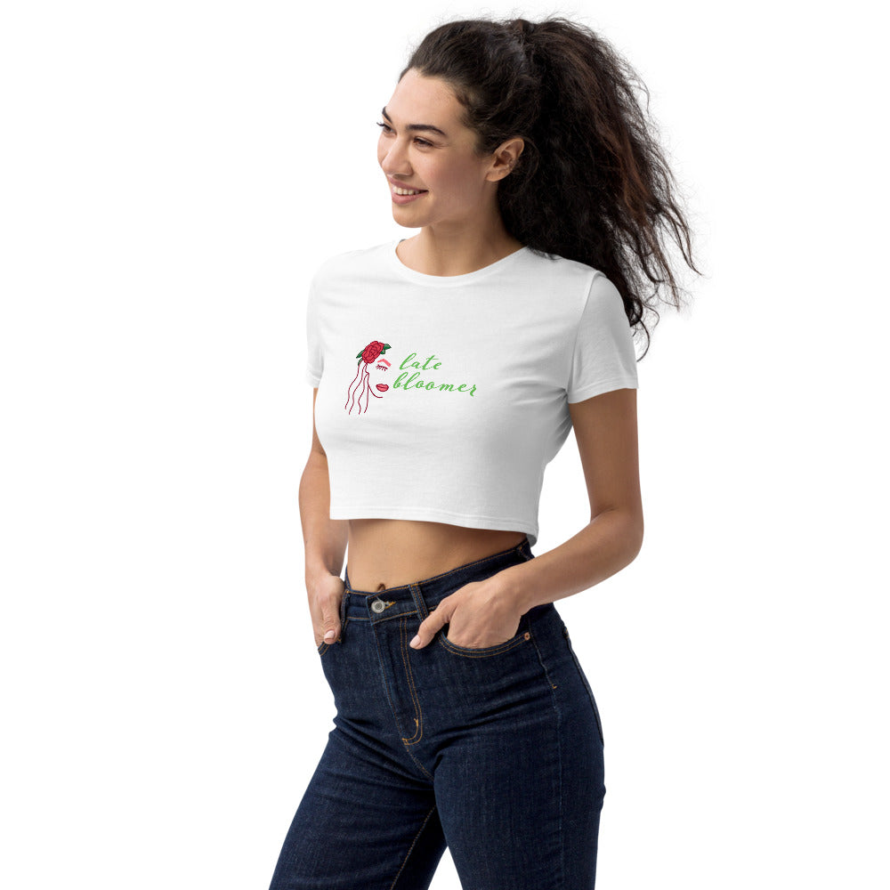 Late Bloomer - Organic Crop Top