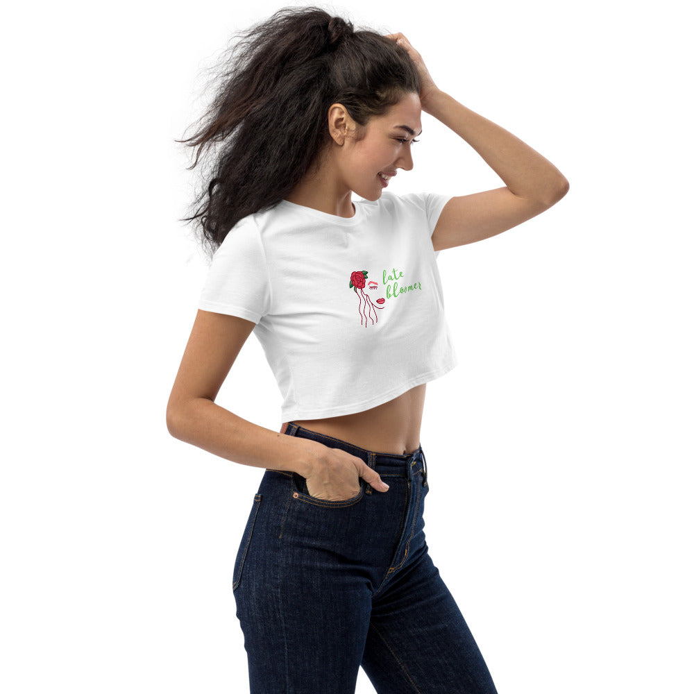 Late Bloomer - Organic Crop Top